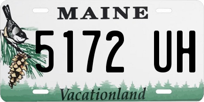 ME license plate 5172UH