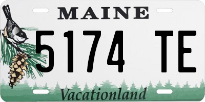 ME license plate 5174TE