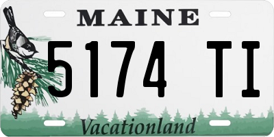ME license plate 5174TI