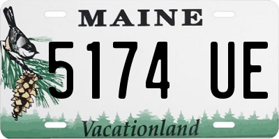 ME license plate 5174UE