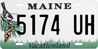 ME license plate 5174UH