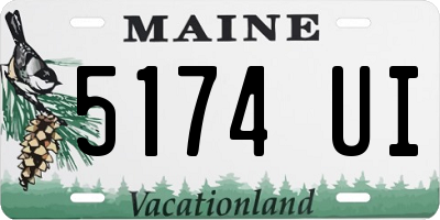 ME license plate 5174UI