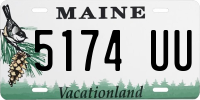 ME license plate 5174UU