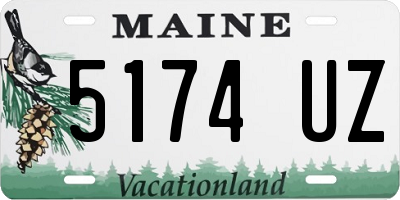 ME license plate 5174UZ