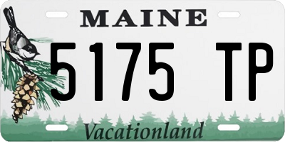 ME license plate 5175TP