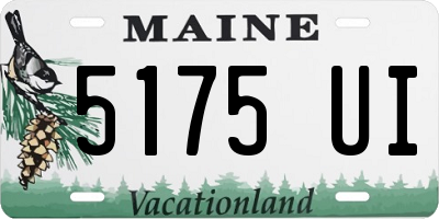 ME license plate 5175UI