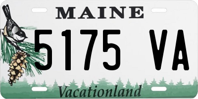 ME license plate 5175VA