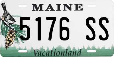ME license plate 5176SS