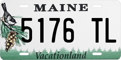 ME license plate 5176TL