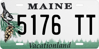 ME license plate 5176TT