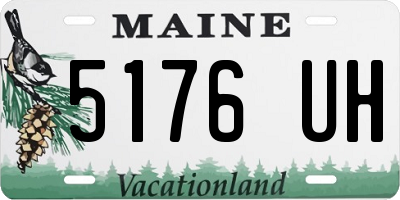 ME license plate 5176UH