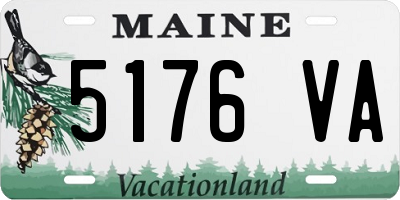 ME license plate 5176VA