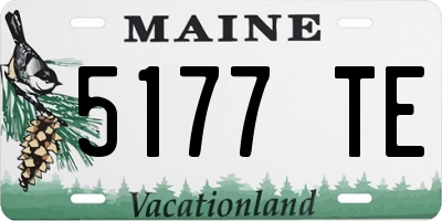ME license plate 5177TE