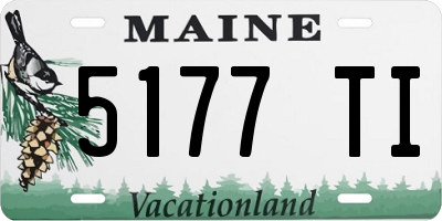 ME license plate 5177TI