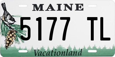 ME license plate 5177TL