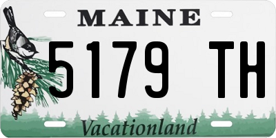 ME license plate 5179TH