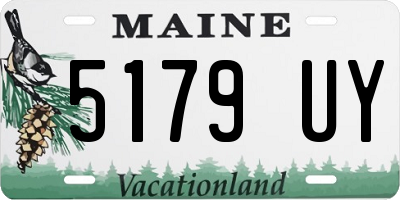 ME license plate 5179UY