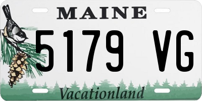 ME license plate 5179VG