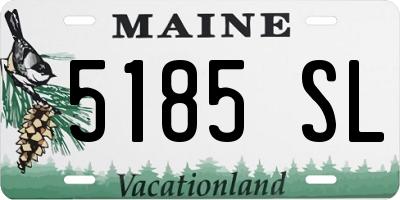 ME license plate 5185SL