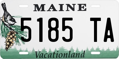 ME license plate 5185TA
