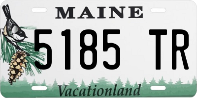 ME license plate 5185TR
