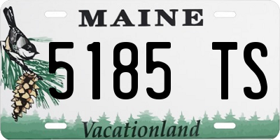 ME license plate 5185TS