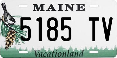 ME license plate 5185TV