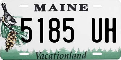 ME license plate 5185UH