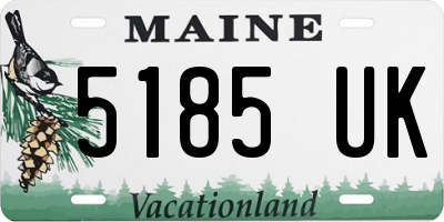 ME license plate 5185UK