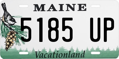 ME license plate 5185UP