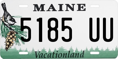 ME license plate 5185UU