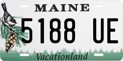 ME license plate 5188UE