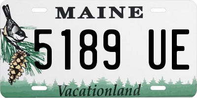 ME license plate 5189UE