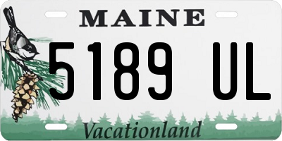 ME license plate 5189UL