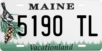 ME license plate 5190TL