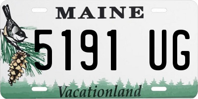 ME license plate 5191UG
