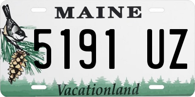 ME license plate 5191UZ