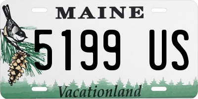 ME license plate 5199US