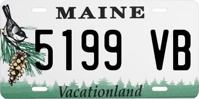 ME license plate 5199VB