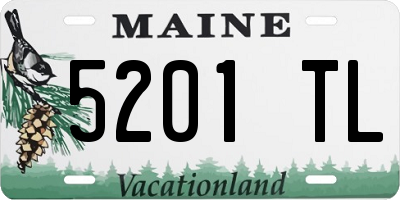 ME license plate 5201TL