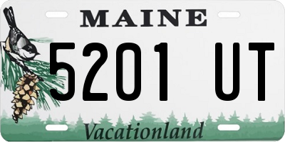 ME license plate 5201UT
