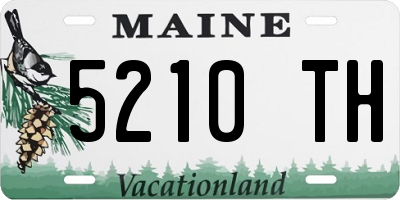 ME license plate 5210TH