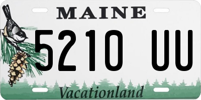 ME license plate 5210UU