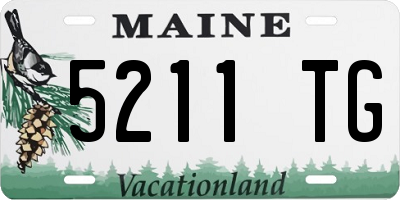 ME license plate 5211TG