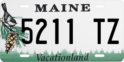 ME license plate 5211TZ