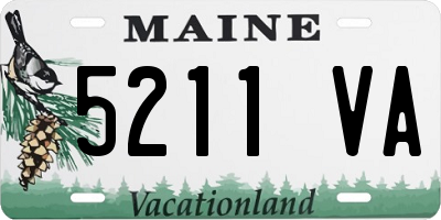 ME license plate 5211VA