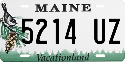 ME license plate 5214UZ