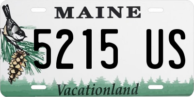 ME license plate 5215US