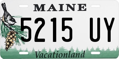 ME license plate 5215UY