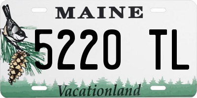 ME license plate 5220TL